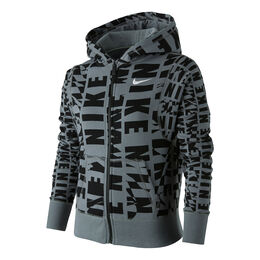 Nike Club Brushed Fleece Allover Print Full-Zip Hoody Girls